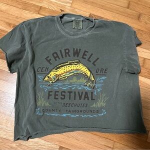 Cropped Fairwell Festival Tee